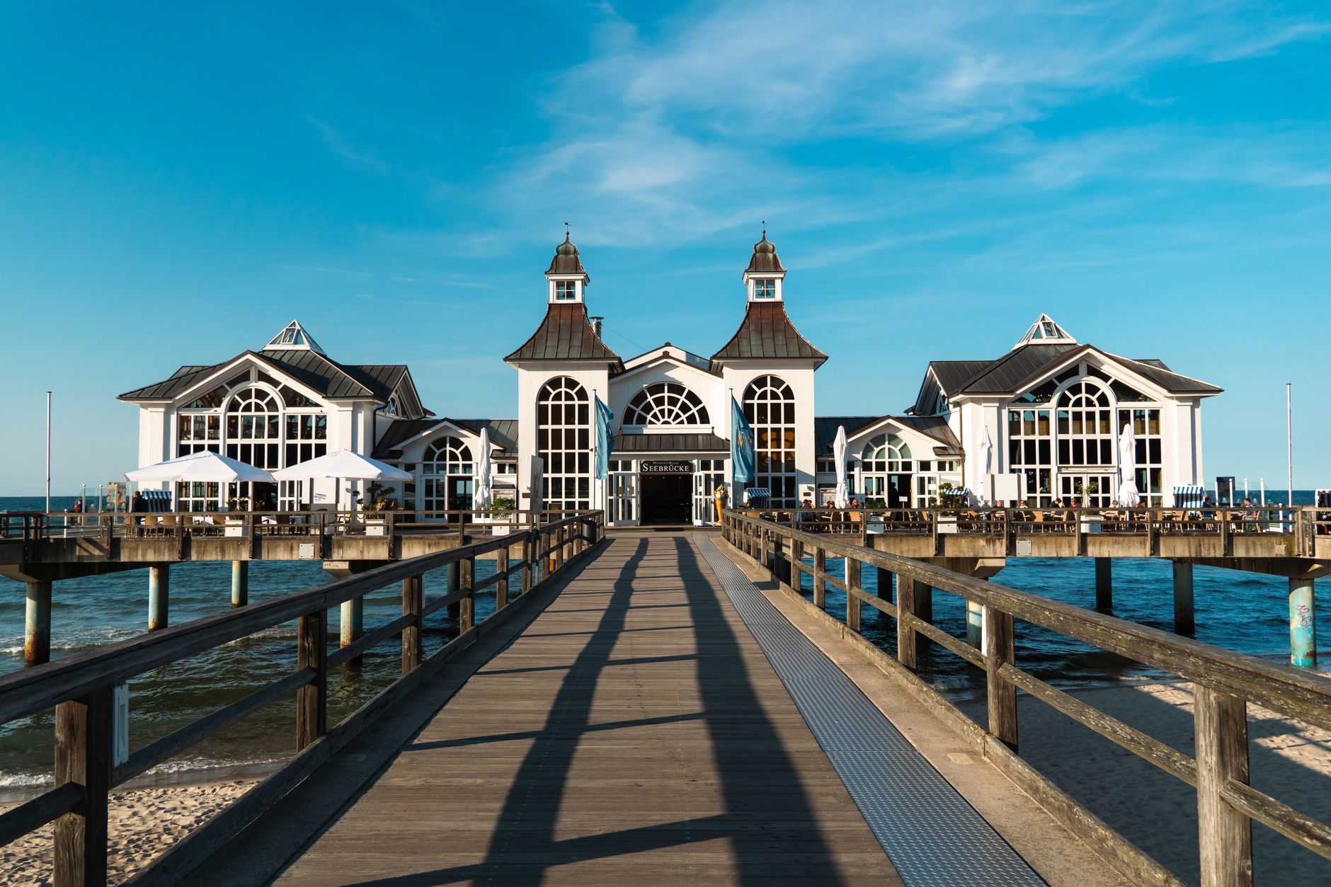 Seebruecke an der Ostsee