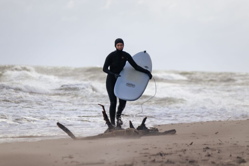 Wetsuit on the Baltic Sea