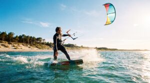 Aprender el arranque en el agua en el kitesurf: paso a paso